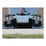 Angled Two-Piece Rear Light Bar with 4" Round Lights