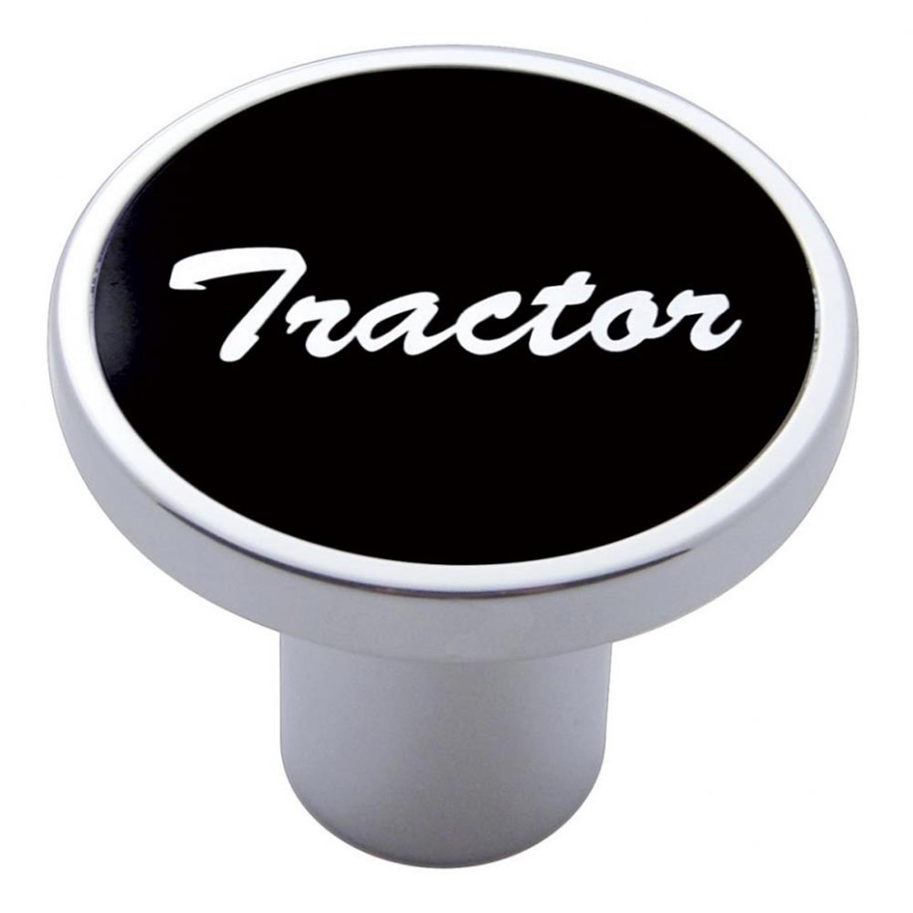 "Tractor" Sticker Aluminum Air Valve Knob