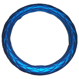 Deluxe Billet Blue Steering Wheel Cover 18"