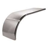 66" Stainless Steel  Smooth Long Front Half Tandem Fenders