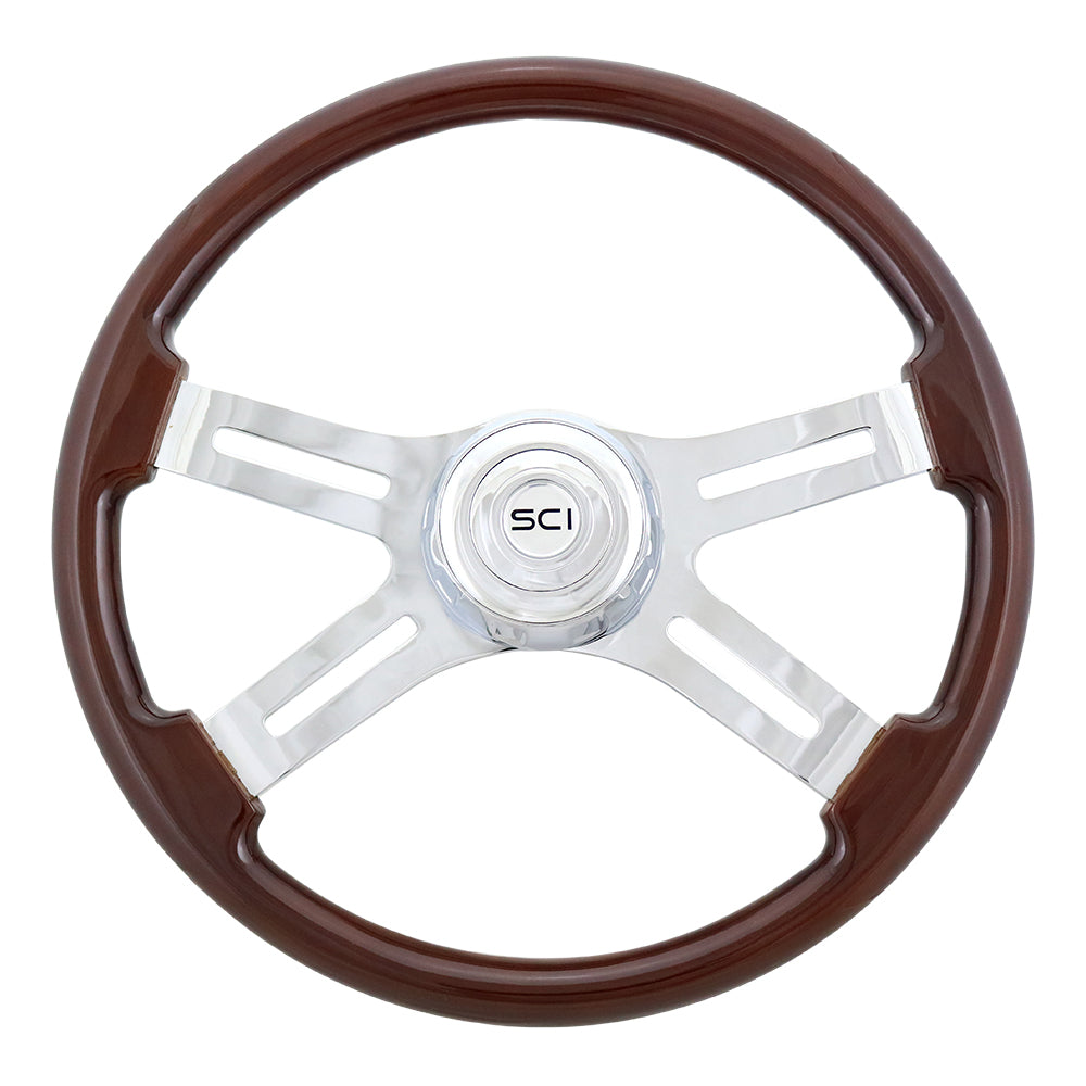 18" Classic Mahogany Steering Wheel