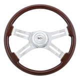 18" Classic Mahogany Steering Wheel