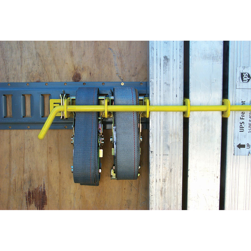 6 Bar Yellow Rack Load Bar, Strap and Equipment Storage