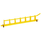 6 Bar Yellow Rack Load Bar, Strap and Equipment Storage