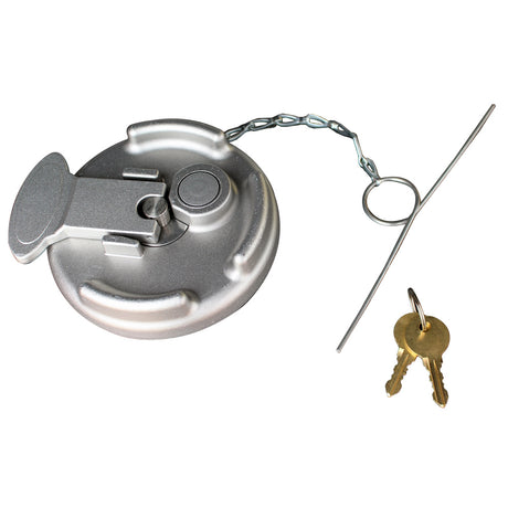 Peterbilt locking fuel cap for semi trucks