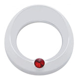 Speedometer/Tachometer Gauge Cover with Visor and Jewel for Freightliner, Peterbilt