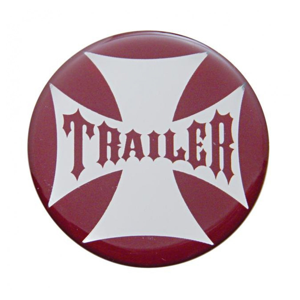"Trailer" Maltese Cross Air Valve Knob Sticker
