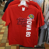World's Largest Truckstop Red Globe T-shirt