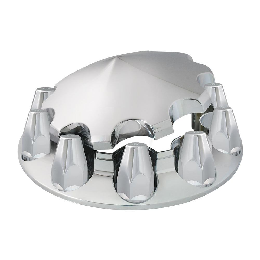 Chrome ABS Lock Tab Front Axle Covers