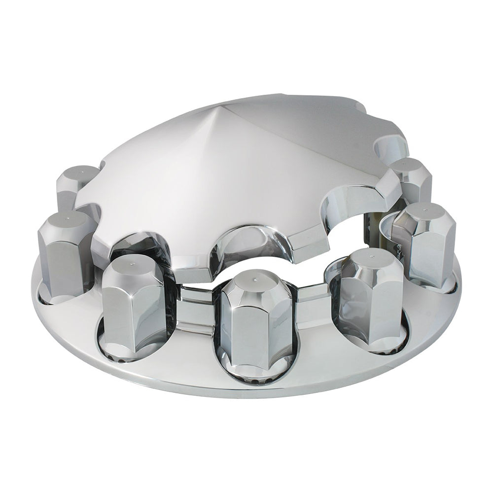 Chrome ABS Lock Tab Front Axle Covers