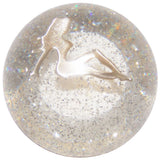 Chrome Lady Glitter Shifter Knob