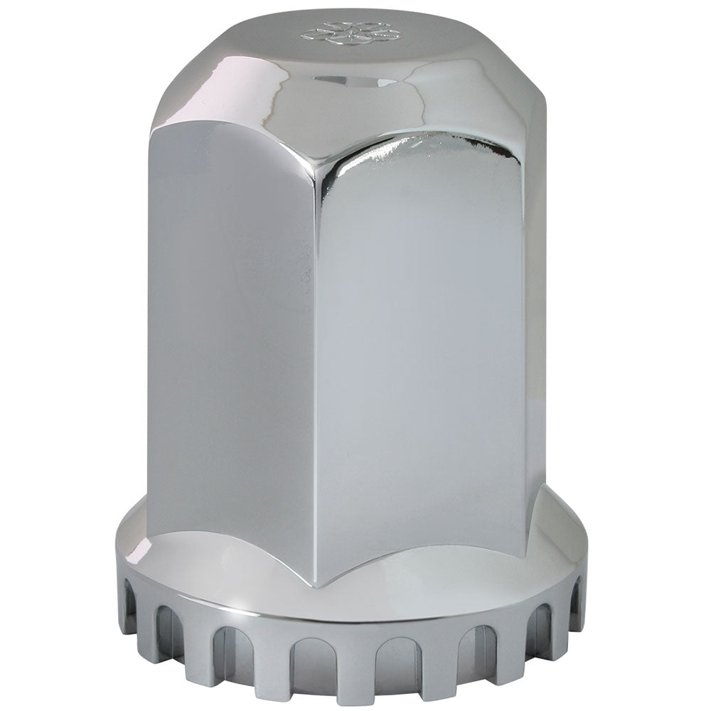 33mm Chrome Flat Top Hex Nut Cover - Thread On