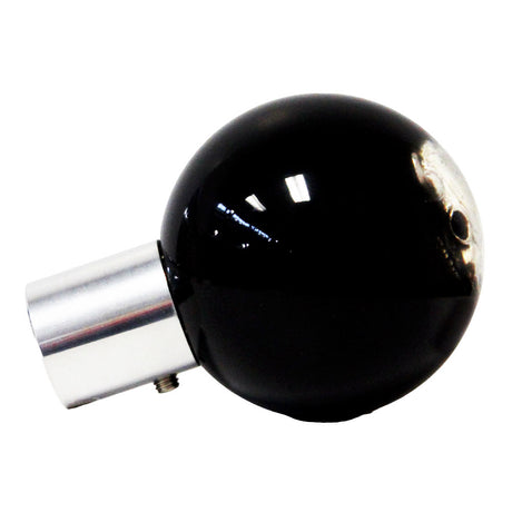 Cow skull air brake knob, closer view