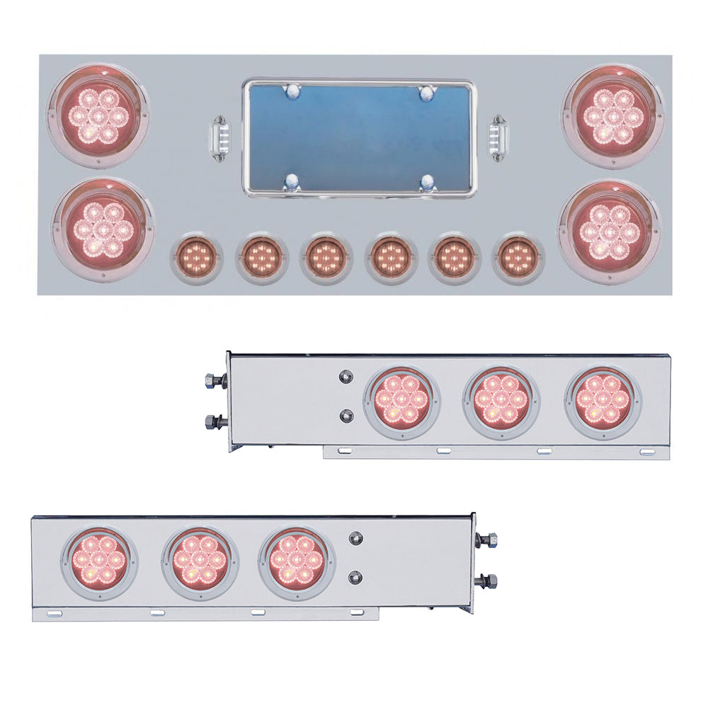 Center Panel/Rear Light Bar Set w/2.5" Spacing