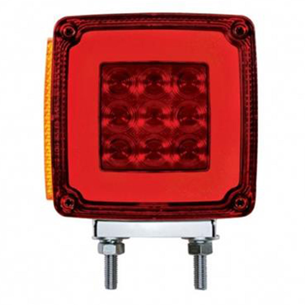 4" 28 LED Square Double Face GLO Light