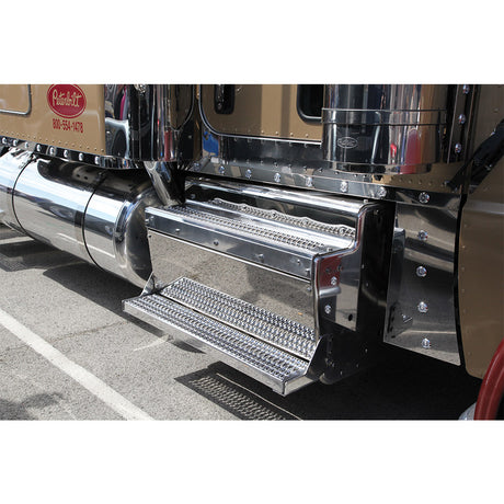 Peterbilt 70" sleeper/extension panels clear bulls-eye leds