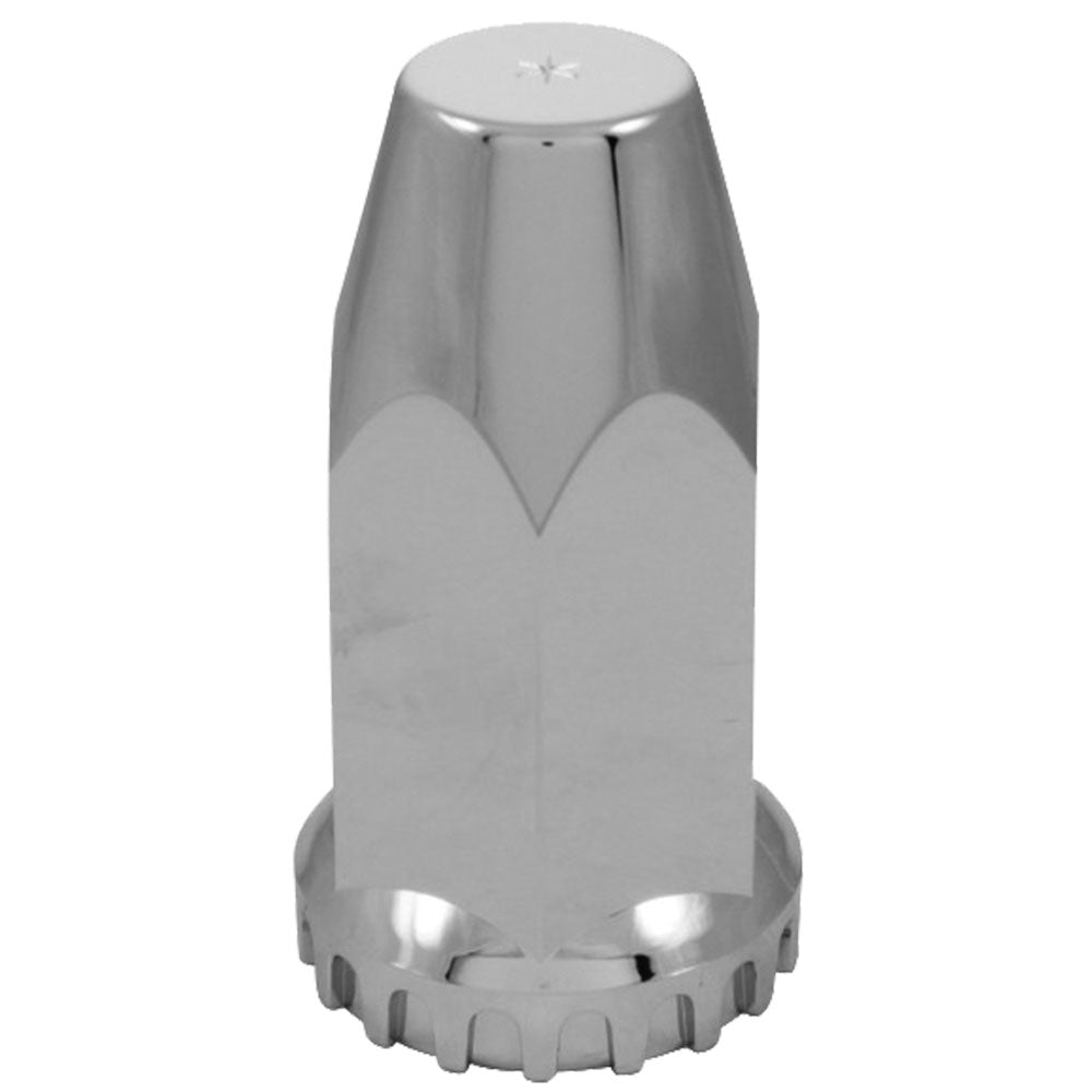 33mm Chrome Plastic Nut Cover - Thread On