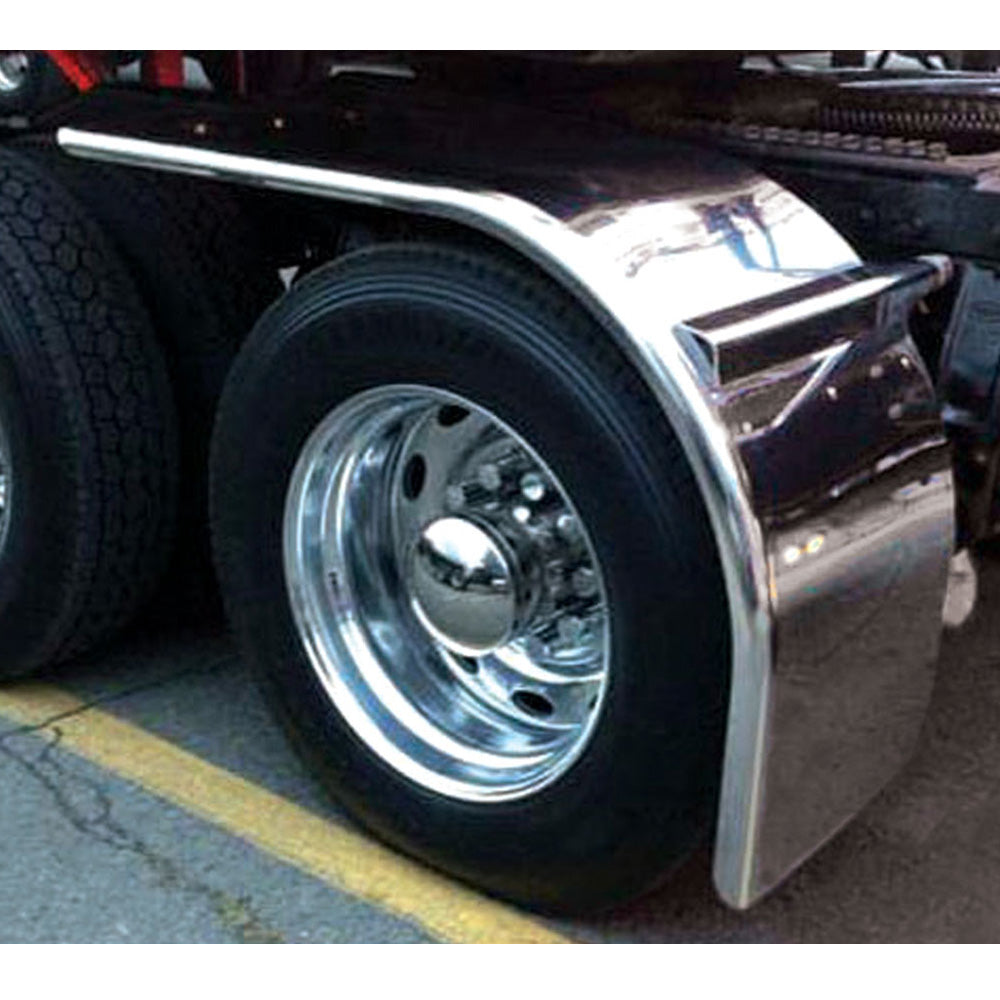 80" Stainless Steel Low Rider Half Fenders