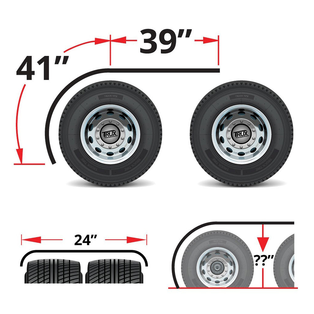80" Stainless Steel Low Rider Half Fenders