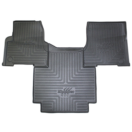Volvo thermoplastic floor mats, close-up