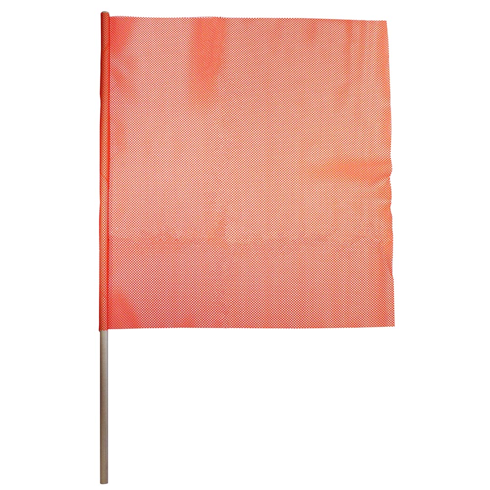 24" x 24" Mesh Flag with 3' Pole