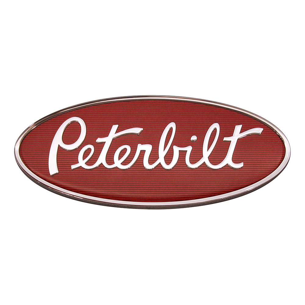 Peterbilt 8" Chrome Hood Emblem