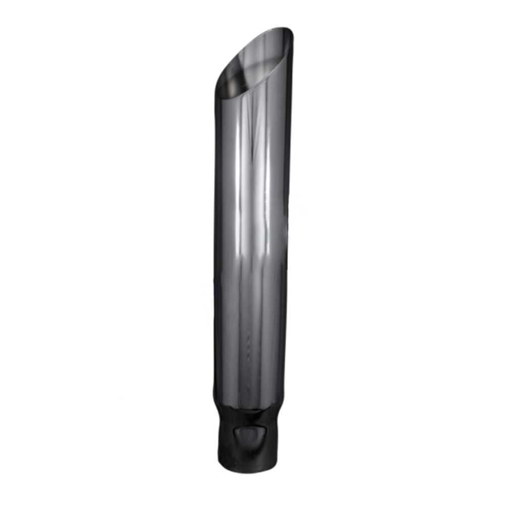 6"-5"OD x 60" Chrome Miter Stack