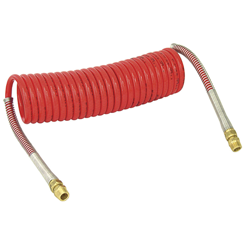 Red Coiled Air Hose