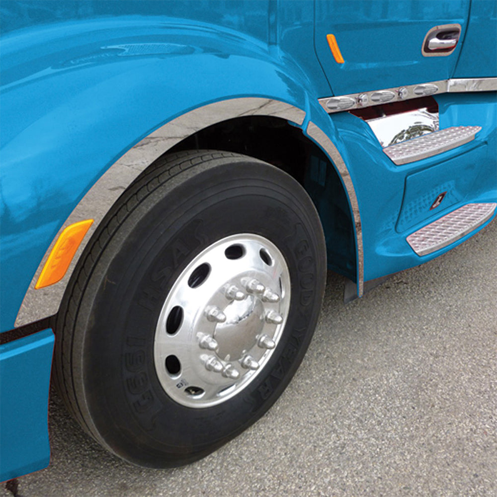 Peterbilt 579 Long Hood Front Side Fender Trims PR