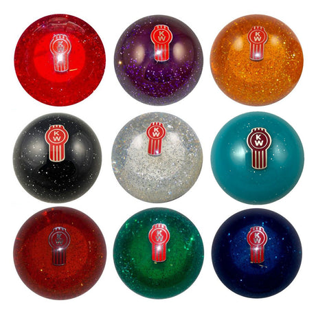 Glitter Kenworth air brake knob for semi trucks