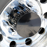 Gloss Black Stainless Steel Multi Fit Hub Cover