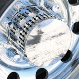 Polished 304 Stainless Steel Multi-Fit Rear Axle Hub Cover