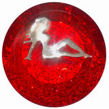 Chrome Lady Glitter Shifter Knob