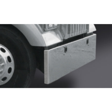 Kenworth W900L 18-Inch boxed end chrome bumper for semi trucks (variant 2)