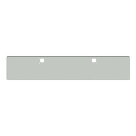 Kenworth W900L 18-Inch boxed end chrome bumper (variant 2), close-up