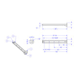 Universal Stainless Steel Fender Mounting Bracket