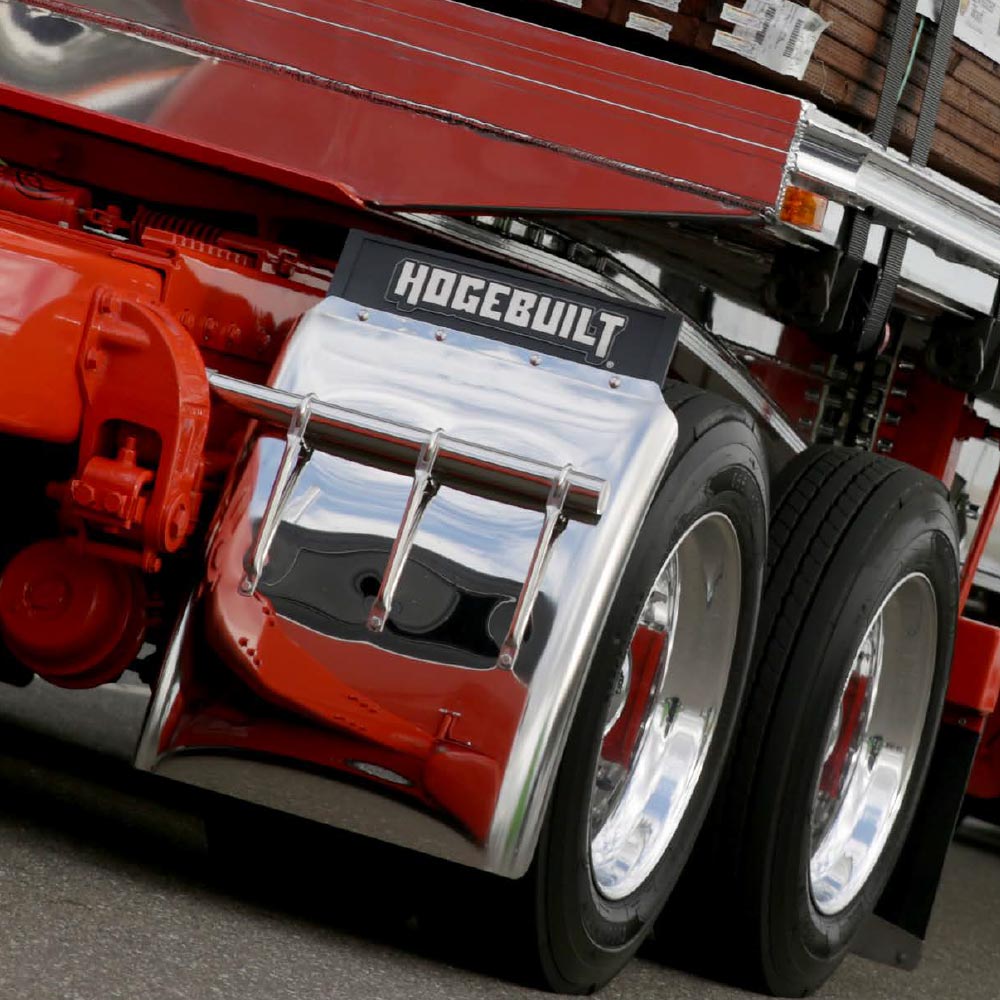 34" 16-Gauge 304 SS U-Bolt Style Quarter Fenders
