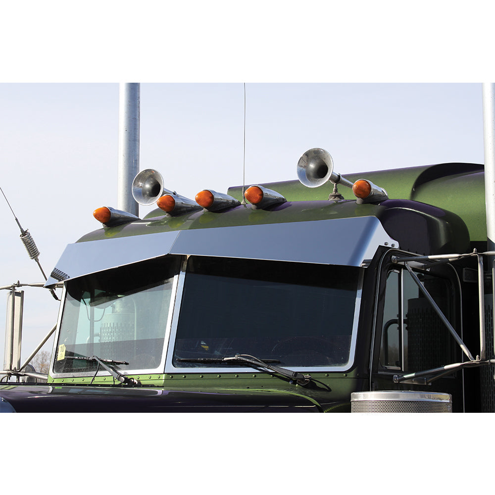 Peterbilt Old School Blind Mount Bow Tie Visor