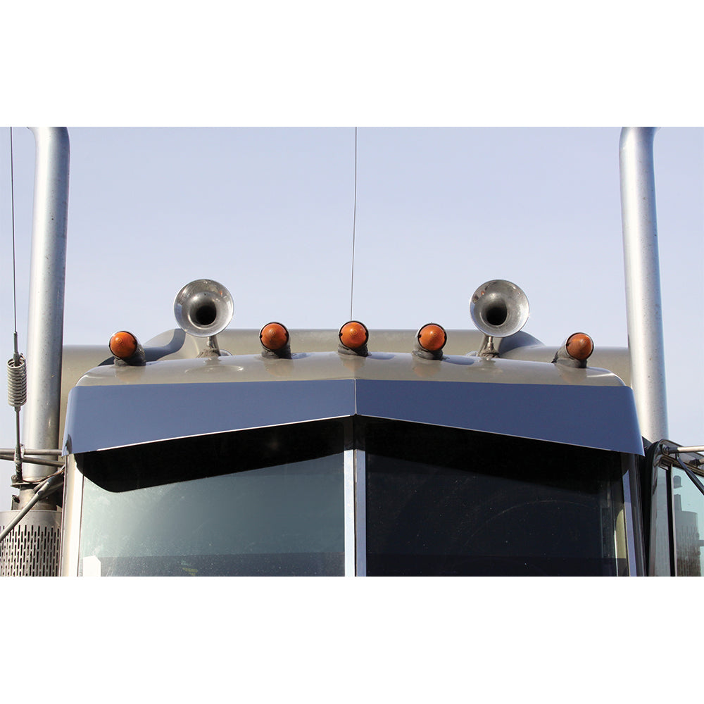 Peterbilt Old School Blind Mount Bow Tie Visor