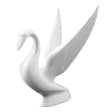 Matte White Original Swan Hood Ornament
