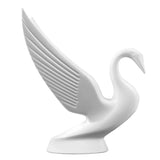 Matte White Original Swan Hood Ornament
