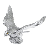 Chrome Flying Eagle With Illuminated Eyes