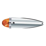 Chrome Die Cast Torpedo Cab Light with Watermelon Glass Lens & 1156 Bulb
