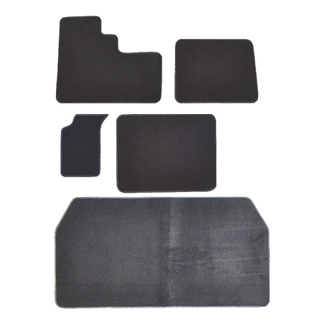 Peterbilt 377, 378, 379 gray carpet floor mats for semi trucks