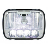 5" x 7" High/Low Beam Ultralit LED Crystal Headlight