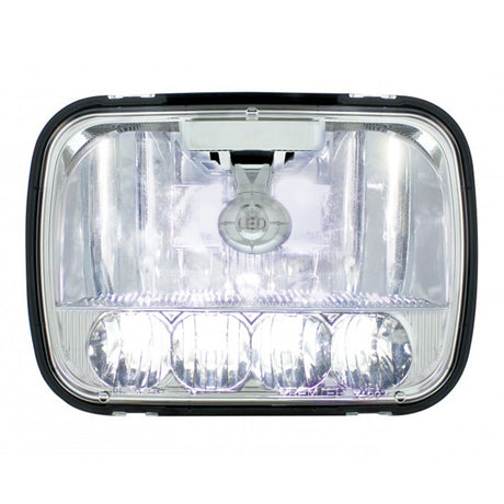 5" X 7" high/low beam Ultralit LED crystal headlight