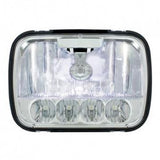 5" x 7" High/Low Beam Ultralit LED Crystal Headlight