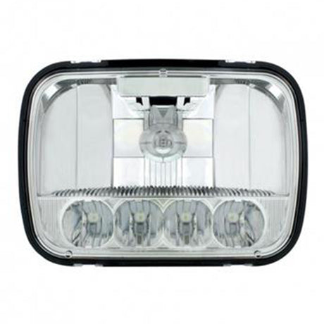 Close-up of 5" X 7" high/low beam Ultralit LED crystal headlight