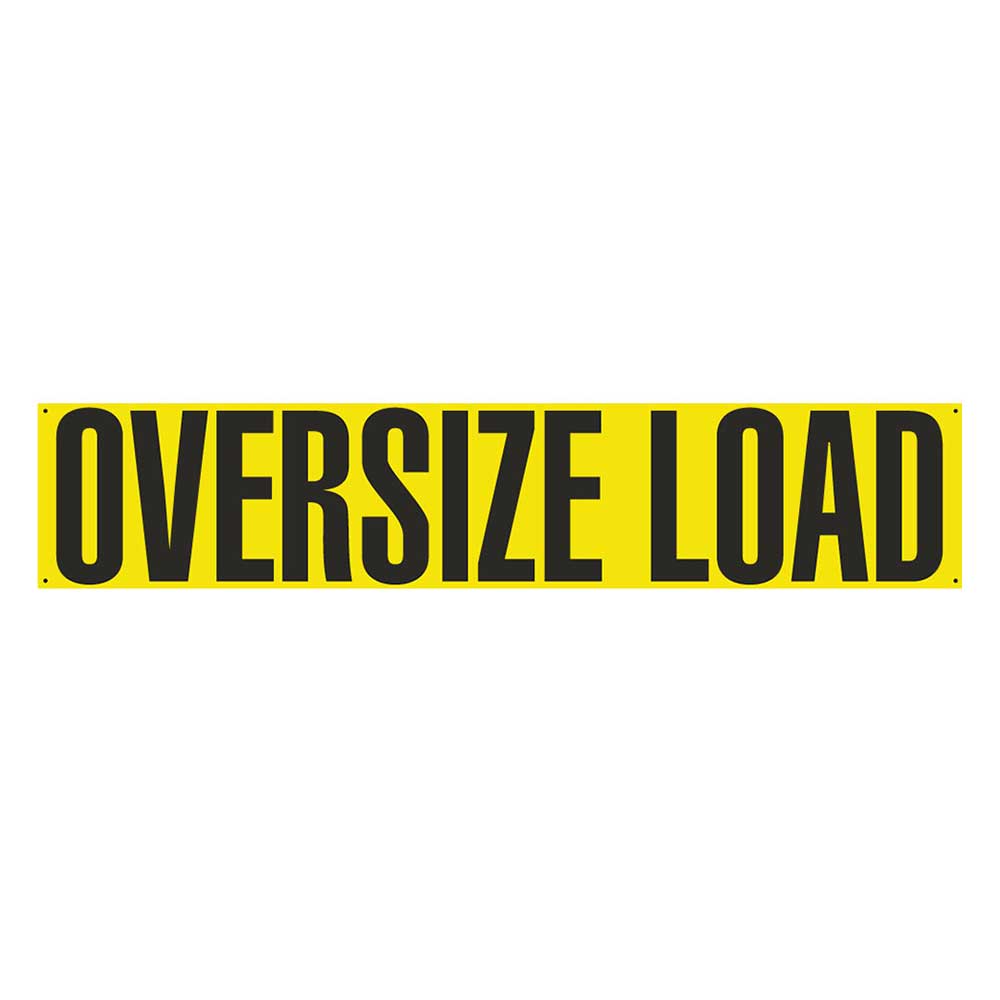 12" x 60" Escort Vehicle Oversize Load Sign