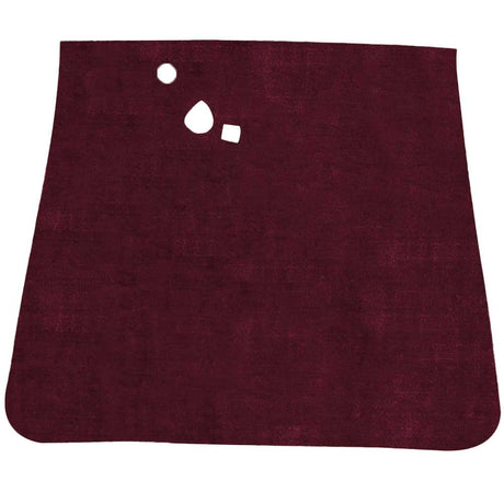 Detail of Peterbilt 359 cab carpet replacement